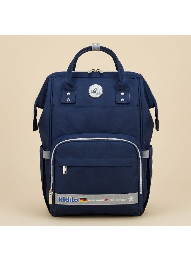 Kidilo Diaper Backpack with Unicorn Print & Changing Mat - Multi-Pocket Waterproof Travel Bag for Mom & Baby - Large Capacity Organizer - Image 1